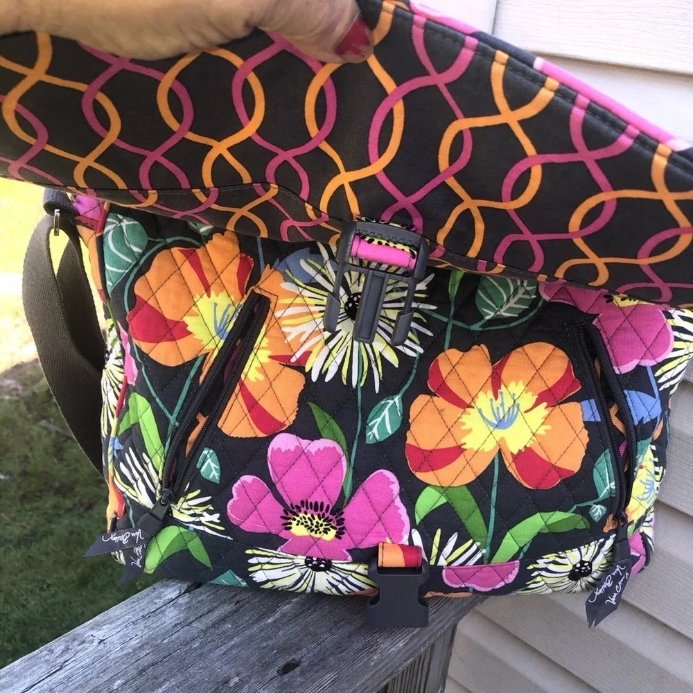 Vera Bradley Stylish Laptop Messenger Bag